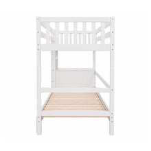 Solenne Convertible Single Over Double Bunk Bed with Desk & Mattress